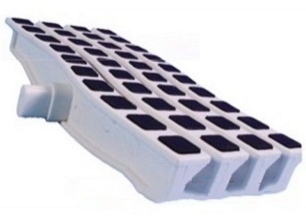 Решетка переливная цветная волна Anti Slip 250 х 26.5 мм черный DE2725W Emaux  88171103