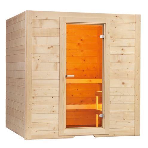 Сауна Basic размер 194,5x156x204 см, нагрев 6kW 230/400 3~ кВт, контрольBuilt-in