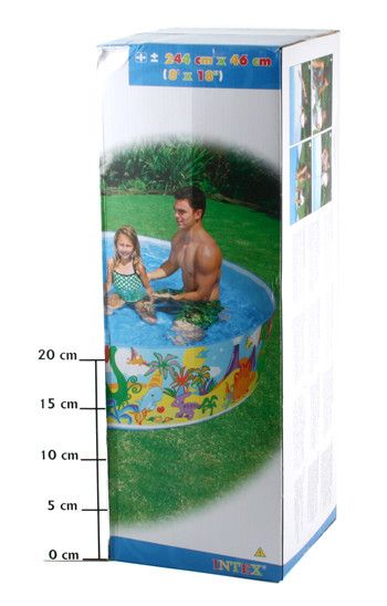Круглый бассейн Intex Коралловые рифы 244х46см от 3лет