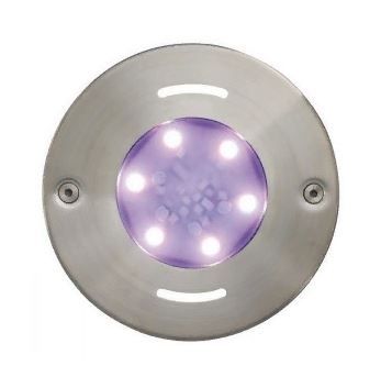 Прожектор FLUVO luchs® NT2 RGB (цветной, нержавеющая сталь - матовый, круглая рамка DN 170 мм, для бетонных бассейнов с отделкой пленка)