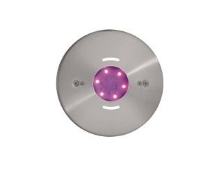 Прожектор FLUVO NT 56 luchs® RGB (цветной, нержавеющая сталь - матовый, рамка круглая DN 270 мм, диаметр монтажного комплекта 215 мм)