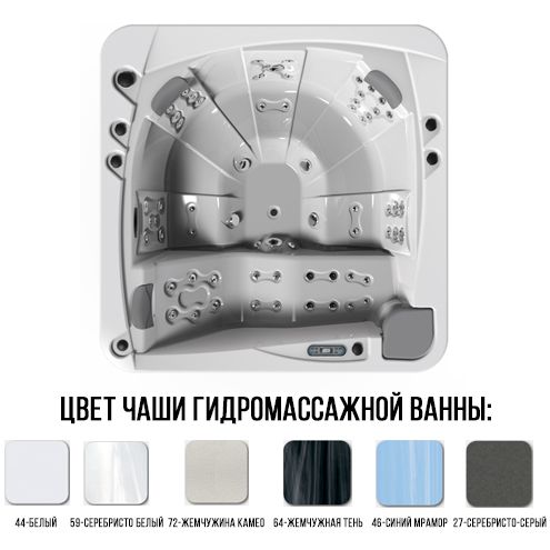 Ванна гидромассажная Pacific 70, кабина ореховый, 219 x 216 x 91 см