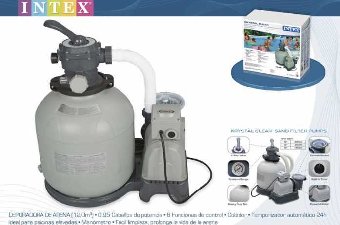 Фильтроблок  для бассейнов 4 м3/час INTEX 28644