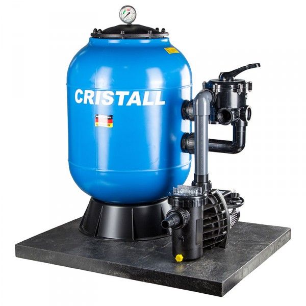 Фильтр ( 400мм, 6м3/ч. бок. подсоед.) Behncke Cristall D400