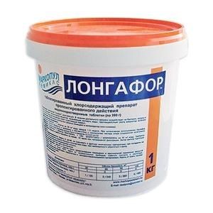 ЛОНГАФОР медленный хлор (табл. 200г) 1кг (б.)