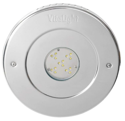 Прожектор LED, D=270мм, 15 диодов, белый холодный, 24 В DC, без ниши, 316L/Rg5 (40201020)