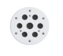 Гидромассажная форсунка FLUVO Forte 90 (PVC, стеновая 48-60 м?/ч, донная 60-96 м?/ч, DN 250 мм, для бетонных бассейнов с отделкой плитка/мозаика)