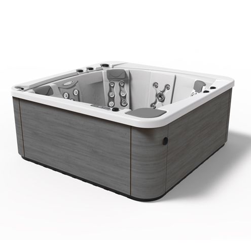 Ванна гидромассажная Pacific 70 plus Nordic, кабина ореховый, 220 x 216 x 91 см, LumiPlus, ECOSpa