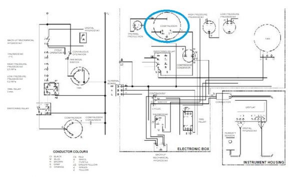 Компрессор LG GK-151PAC осушителя воздуха Microwell DRY 500i