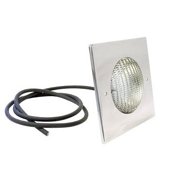Комплект для подводного освещения BEHNCKE Q2 CUBE LINE (квадратный, теплый белый + RGB, 20Вт, с квадратной декоративной рамкой, прожектора с рамкой 113х113 мм, DN прожектора 54 мм, IP68, 10 В)