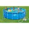 Круглый бассейн Summer Escapes 488х132 см (песчаный фильтр-насос 5,1 м3/ч 220В, лестница, настил, тент, набор для чистки DELUXE, скиммер)