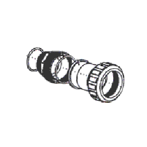 Муфта разъем.с внеш.резьбой 6-ти поз. вент.(с прокл.)1 1/2" MPV-01 EmauxW-061 MPV/89280102/89280102B