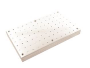 Аэромассажное плато для воздушного гейзера FLUVO (PVC/ABS, 400х400 мм, 65 м?/ч, для бетонных бассейнов с отделкой плитка/мозаика)