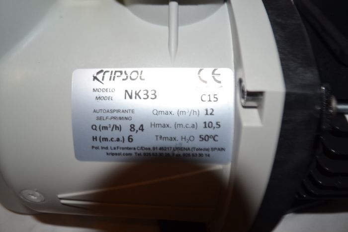 Насос (8,4 м3/ч 220В) Kripsol Ninfa NK-33