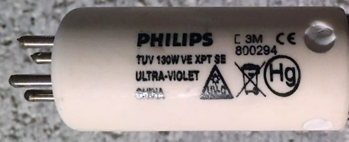 Лампа ультрафиолетовая 130 Вт для UV-C 150000 Amalgam (E800904/F980005)