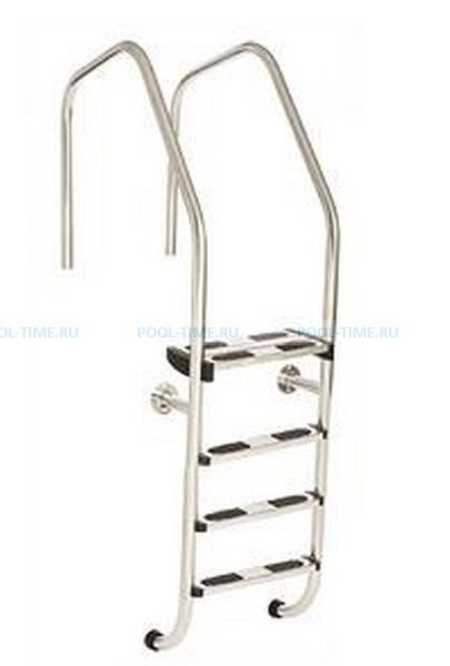 Лестница 4 ступени (ш.б.) Flexinox Special Overflow AISI-316 с фланцами