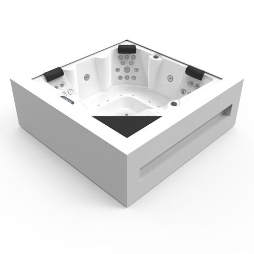 Ванна гидромассажная New'Art WiFi, корпус белый, ECOSpa, Audio Bluetooth