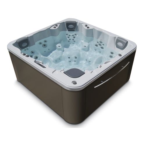 Ванна гидромассажная Evolution WiFi, кабина свинцово-серый, 233 x 233 x 91 см, LumiPlus, Audio Bluetooth, ECOSpa