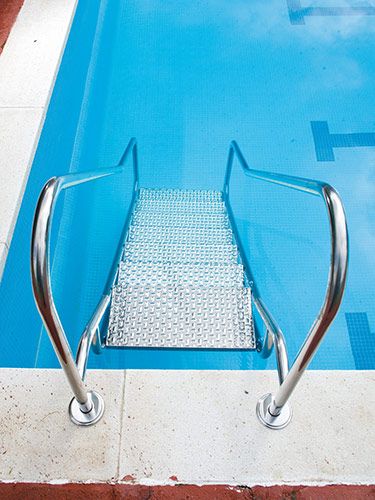 Лестница 6 ступеней EASY ACCESS LAND Flexinox AISI -316 (87152021)