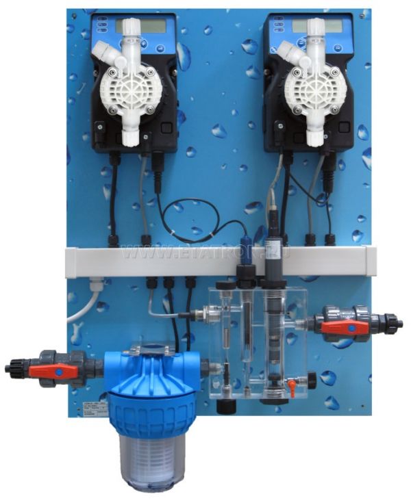 Система дозирования pH,Cl - POOL GUARD 3 SONDA CL 5л/ч - 7бар, 0-2 ppm, PANEL (QPA6Q10327ER)