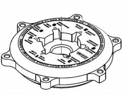 Крышка корпуса 6-ти позиционного вентиля (2") Kripsol RMVA0003.01R