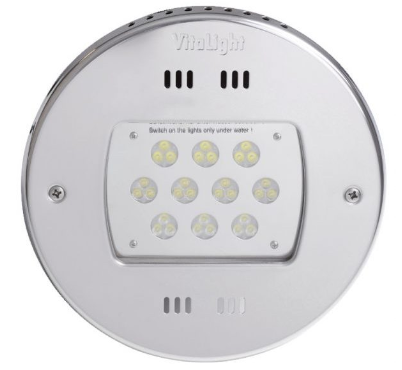 Прожектор LED, D=270мм, 21 диод, RGB, 24 В DC, без ниши, 316L/Rg5 (40100220)