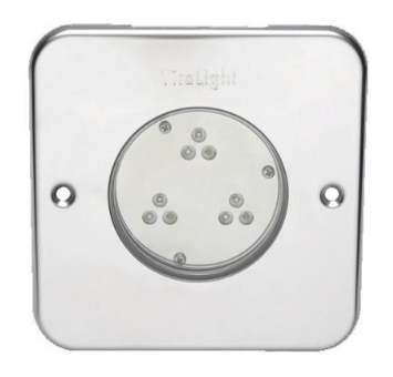 Прожектор LED, 150х150мм, 9 диодов, RGB, 24 В DC, без ниши, 316L/Rg5 (41000220)