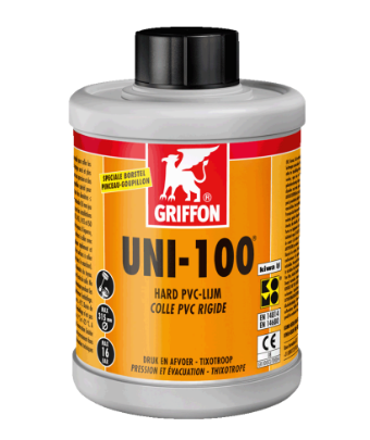 Клей для ПВХ UNI-100 1 л с кисточкой (6111052)