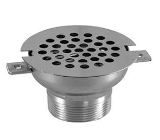 Трап для переливного желоба, AISI316, 8 м3/ч, бетон, 2"НР (АС 08.001/L)