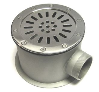 Донный слив D=200 мм, 35 м3/ч, 2 1/2" НР, универс. (АТ 04.16)