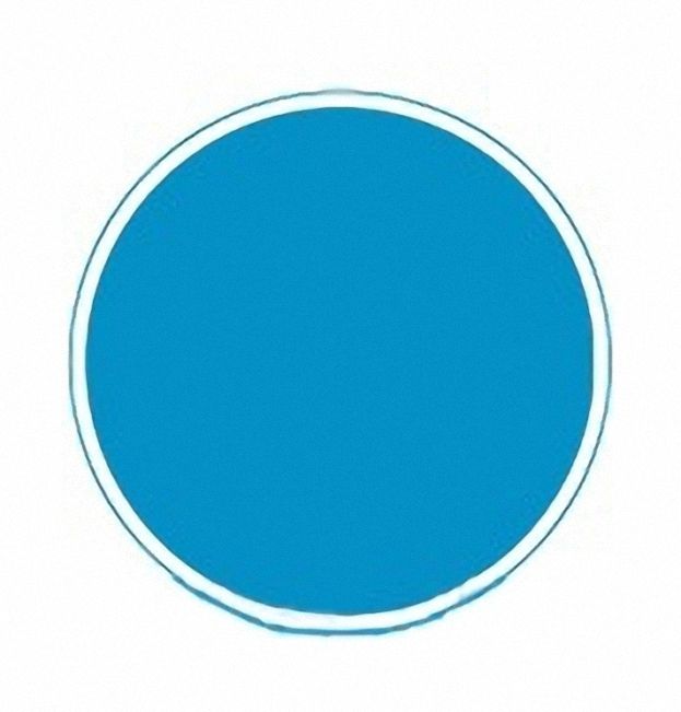 Чашковый пакет 2.4х0.9, цвет голубой, s=0,23 мм, Azuro (Чехия)