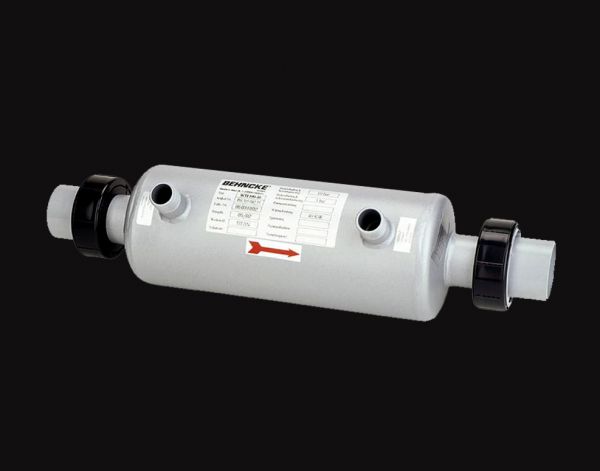 Теплообменник BEHNCKE WTI 100-30, 30 кВт (DN40 - ?") (титановый корпус)
