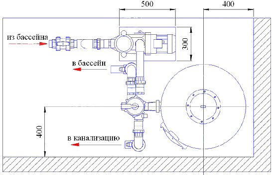             Фильтр Fiberpool ZMC64021 (12,8m3/h, 640mm, 475kg, бок)